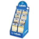 LABELS,8 Types Asst in CDU 9.5mm,13.5mm & 24mm Asst.