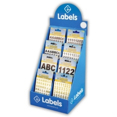 LABELS,8 Types Asst in CDU 9.5mm,13.5mm & 24mm Asst.