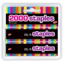 STAPLES,26/6 2x1000's H/pk (Club)