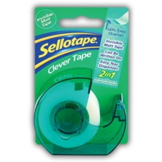 SELLOTAPE, Clever Invisible Matt Tape + Dispencer 18mmx25m