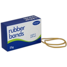 RUBBER BANDS,No.18 25gm 1x76mm Bxd