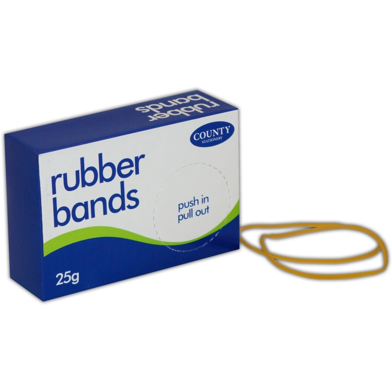 RUBBER BANDS,No.18 25gm 1x76mm Bxd