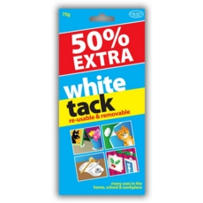 WHITE TACK,75gm Hang Pack (County)