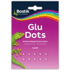BOSTIK,Glu Dots Extra Strong Permanent 10mm 64's H/pk