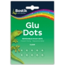 BOSTIK,Glu Dots Clear Removable 10mm 64's