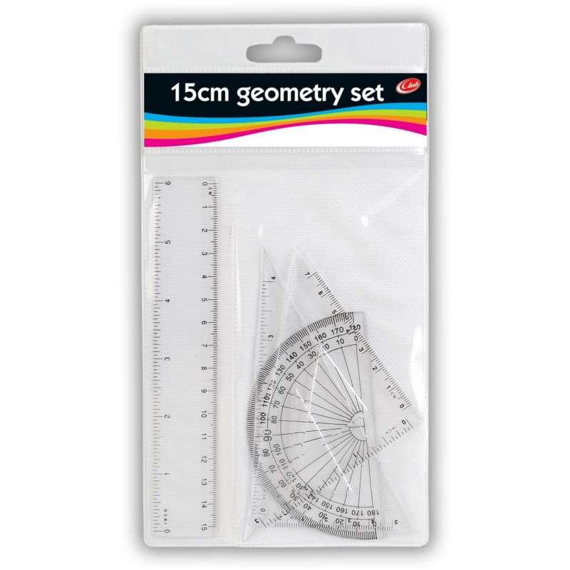 GEOMETRY SET,15cm (Tiger) H/pk