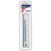 RULER,15cm Plastic (Helix) H/pk