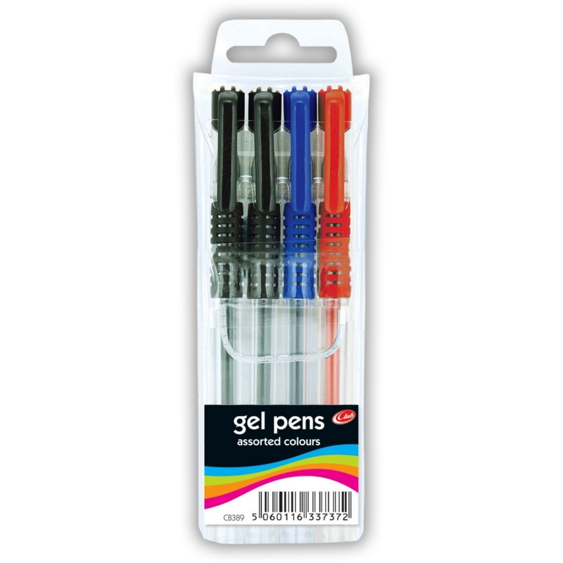 ROLLERBALL GEL PENS,Asst.4