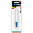 BALL PEN,Retractable 4 Colour I/cd