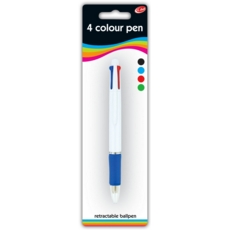 BALL PEN,Retractable 4 Colour I/cd