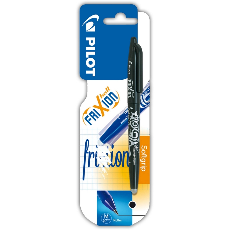 ROLLERBALL PEN,Frixion Erasable Black I/cd (Pilot)
