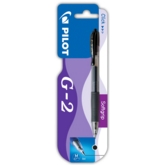 ROLLERBALL PEN,G2 0.7 R/Grip Retractable Black I/cd (Pilot)