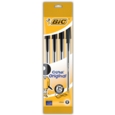 BALL PEN,Cristal 4's Black Med H/pk Box(Bic)