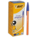 BALL PEN,Orange Blue Fine (Bic)