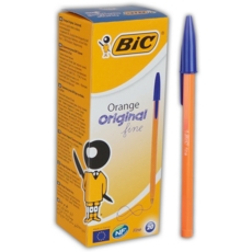 BALL PEN,Orange Blue Fine (Bic)