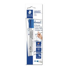 WHITEBOARD MARKER, Staedtler Bullet Tip,Dry Wipe,Blue,I/cd