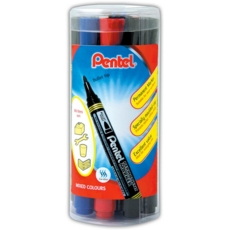 PERMANENT MARKER,Bullet Asst. Cols In Tub,N850 (Pentel)