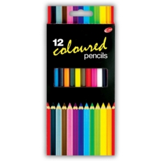 PENCIL,Coloured 12xFL Club H/pk Bxd.        CB511