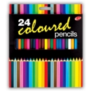 PENCIL,Coloured 24 x Full Length Bxd H/pk   CB512