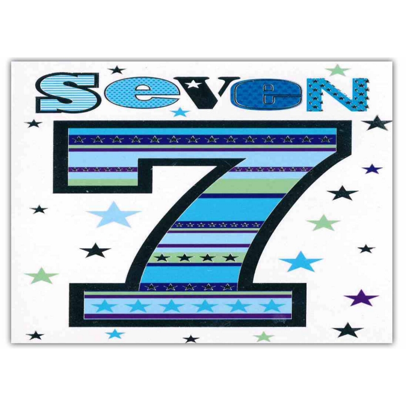 AGE 7 CARDS,Male 6
