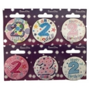 BADGE,AGE 2 Small 54mm