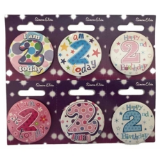 BADGE,AGE 2 Small 54mm