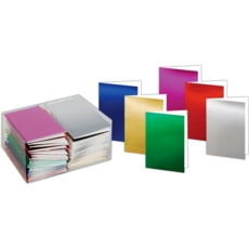 GIFT TAGS,Metallic Plain Assorted Colours