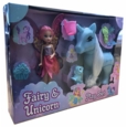 UNICORN & FAIRY,Playset, 3 Asst.Bxd (Was 15.99)