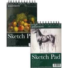 SKETCH PAD,A5 Twin Wire 60lv 170g Premium Paper