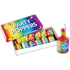 PARTY POPPERS,12's Traditional,Bxd. CDU