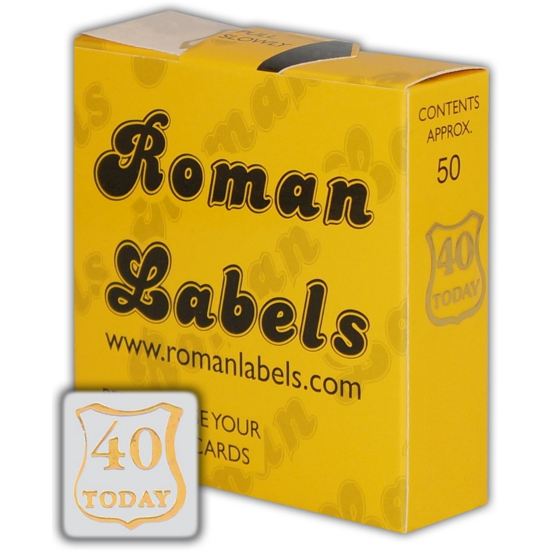 CARD AGE SHIELDS,Gold 40 Today