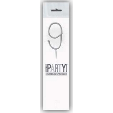 SPARKLER,Numeral 9 H/pk 7in