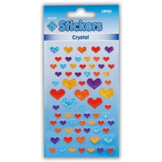 STICKERS,Crystal Hearts