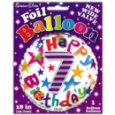 BALLOONS,Age 7 Unisex Helium Foil