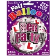 BALLOONS,Hen Party Helium Foil