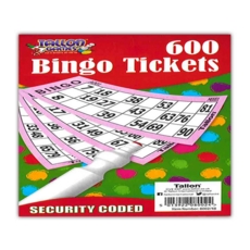 BINGO TICKETS, 1-600