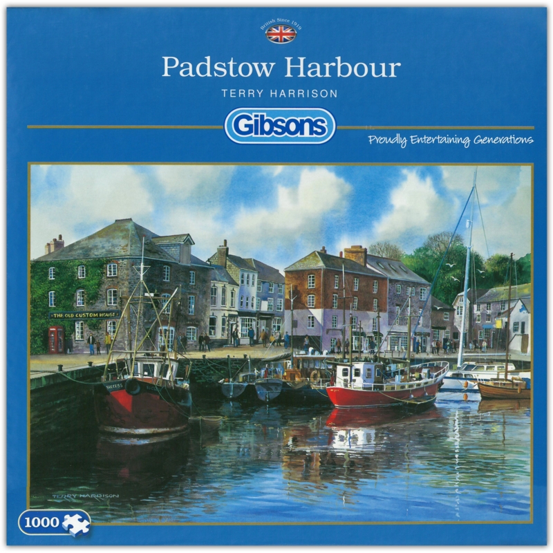JIGSAW,1000pc.Padstow Harbour (Gibson)