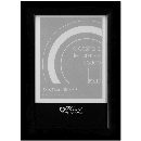 PHOTO FRAME,5x7 Square Black Frame, Glass Insert