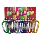 KEYRING, Carabiner Climbing Style 6 Asst.Cols