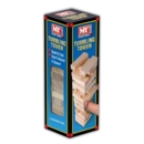 WOODEN BLOCK TUMBLING TOWER Game, 54 Wooden Blocks Bxd