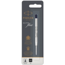 BALL PEN REFILLS,Quinkflow Black Med I/cd (Parker)