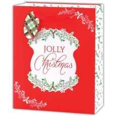 GIFT BAG,Festive Foliage (Large) (Was 1.99)