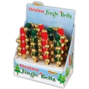 JINGLE STICKS,Snowflake Handle with Gold Bells 21cm CDU