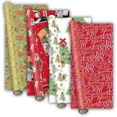 XMAS ROLLWRAP,4m Elegant Traditions FDU