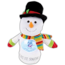 ORNAMENT,LED Lit Musical Snowman 25cm B/Op (Was 29.99)