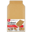 CARDBOARD ENVELOPES,245x345+80 mm A4+ Self Seal Easy Open 3's