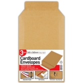 CARDBOARD ENVELOPES,245x345+80 mm A4+ Self Seal Easy Open 3