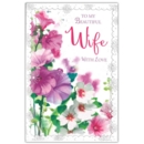 GREETING CARDS,Wife 6's Floral