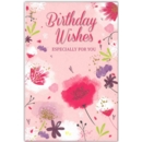 GREETING CARDS,Birthday 6's Floral