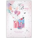 GREETING CARDS,Birthday 6's Presents & Balloons